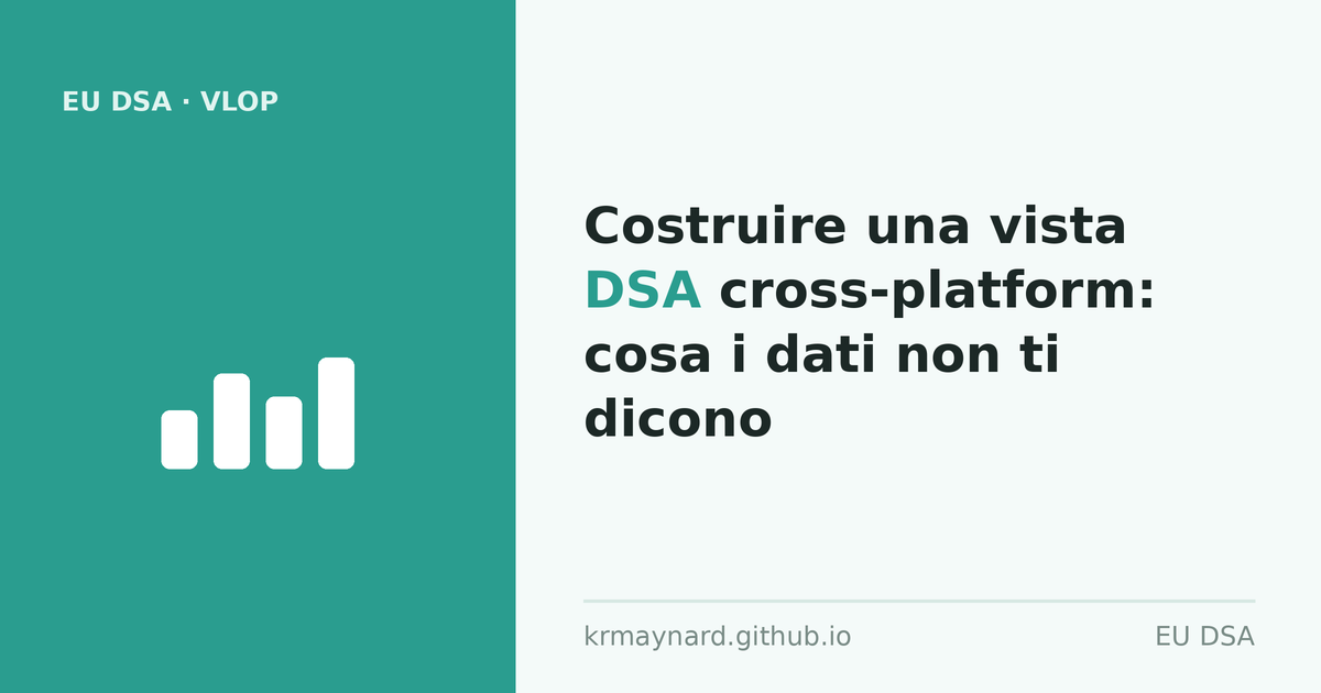 Intestazione dell'articolo: Costruire una vista DSA cross-platform: cosa i dati non ti dicono