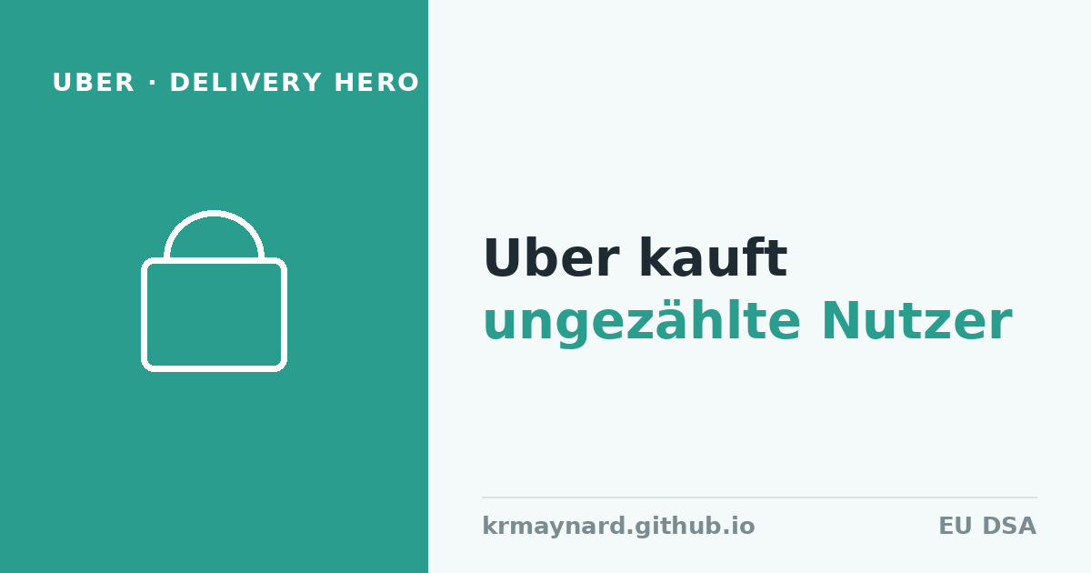 Artikel-Titelbild: Uber zahlt 14,8 Milliarden US-Dollar für 60 Millionen Nutzer, die Regulierer nie gezählt haben